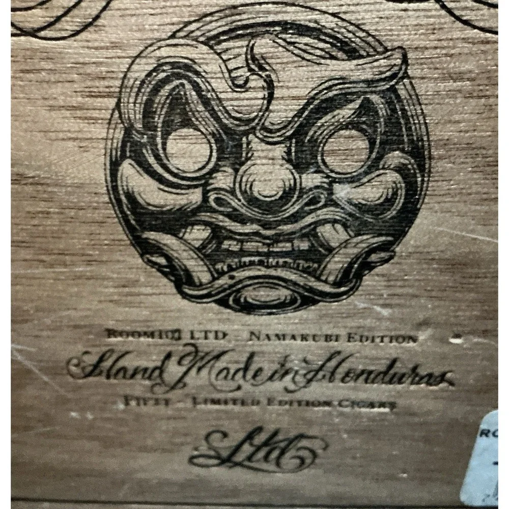 NamaKubi Room 101 Empty 50‎ Cigar Box, Spanish Cedar Inserts